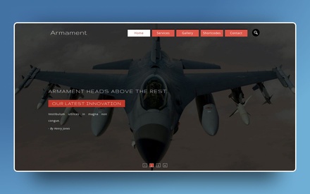 Armament an Industrial Category Flat Bootstrap Responsive Web Template