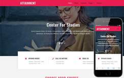 Attainment Education Category Bootstrap Responsive Web Template