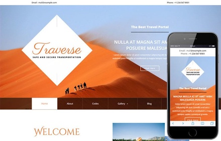 Traverse a Travel Category Flat Bootstrap responsive Web Template