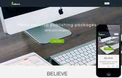 Believe a Corporate Portfolio Flat Bootstrap Responsive Web Template