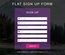 Flat Sign Up Form Responsive Widget Template