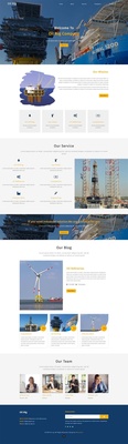 Oil Rig an Industrial Category Bootstrap Responsive Web Template