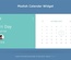 Modish Calendar Responsive Widget Template