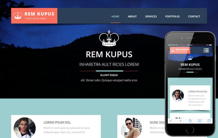 Rem Kupus a Multipurpose Flat Bootstrap Responsive Web Template