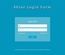 Shine Login Form Flat Responsive Widget Template