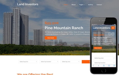 Land Investors Real Estates Category Bootstrap Responsive Web Template