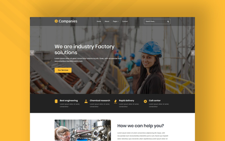 Companies Website Template