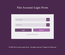 Flat Account Login Form Responsive Widget Template