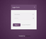 Purple Login Form Template