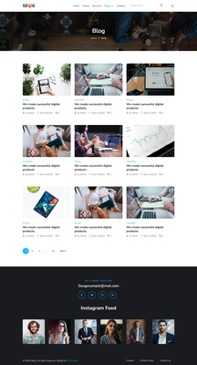 Seog a Corporate website template