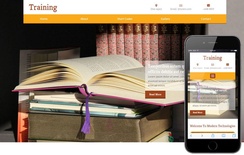 Training a Educational Category Flat Bootstrap Responsive web template