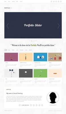 Portfolic a Personal Portfolios Flat Bootstrap Responsive Web Template