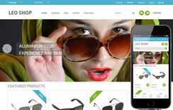 Leoshop Flat Ecommerce Responsive Web Template