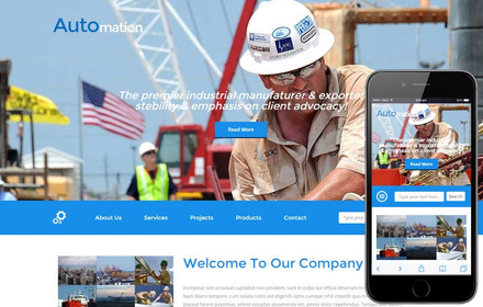 Automation a Industrial Category Flat Bootstrap Responsive Web Template