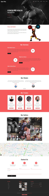 Gym Plus a Sports Category Bootstrap Web Template