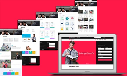 Skill Point an Education category Flat Bootstrap Responsive Web Template