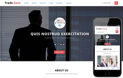 Trade Zone a Corporate Category Bootstrap Responsive Web Template