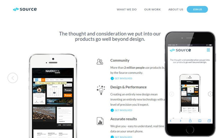 Source a landingpage Multipurpose Flat Bootstrap Responsive Web Template