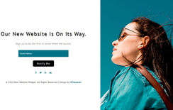 New Website Widget Flat Responsive Widget Template