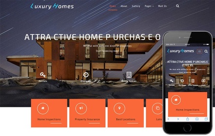 Luxury Homes a Real Estates Category Bootstrap Responsive Web Template