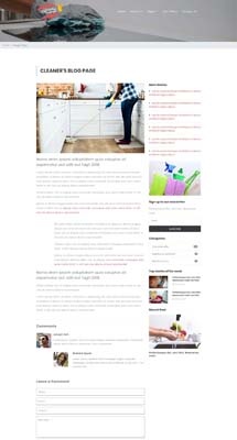 Cleaning Services – Home Service Category Bootstrap Responsive Template