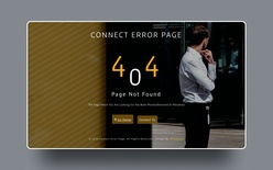 Connect Error Page Responsive Widget Template