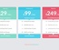 Flat Pricing Tables Widget Template