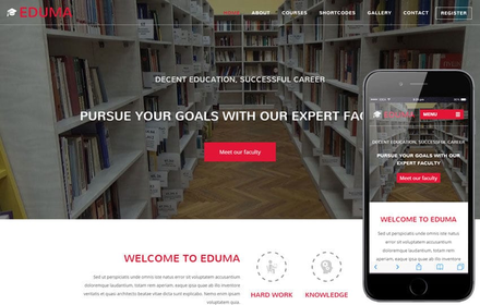 Eduma a Video Background Education Bootstrap Responsive Web Template