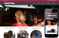 Industrial Mobile web template