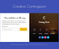 Creative Coming Soon Flat Responsive Widget Template