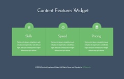 Content Features Grids Responsive Widget Template