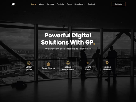 Gp - Free Multipurpose HTML Bootstrap Template | BootstrapMade