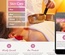 Skin Care Beauty Mobile Website Template