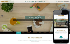 Business Strategy a Corporate Category Bootstrap Responsive Web Template