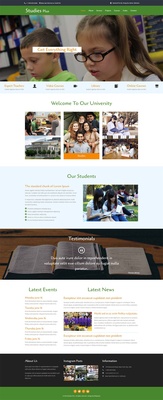 Studies Plus An Education Category Flat Bootstrap Responsive Web Template