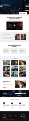 Factorship Industrial Website Template