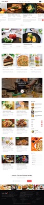 Foodie Blog a Blogging Website Template