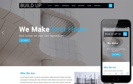 Build Up Builders Category Flat Bootstrap Responsive Web Template