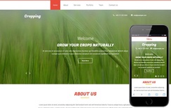 Cropping a Agriculture Flat Bootstrap Responsive web Template