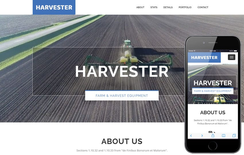 Harvester a Agriculture Category Flat Bootstrap Responsive Web Template