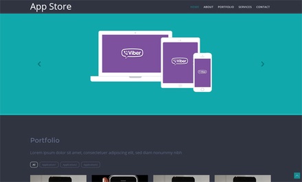 Bluebox Flat Corporate Responsive website template