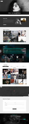 Photographer Portfolio Flat Bootstrap Responsive Web Template