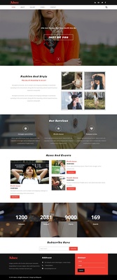 Adore a Fashion Category Bootstrap responsive Web Template