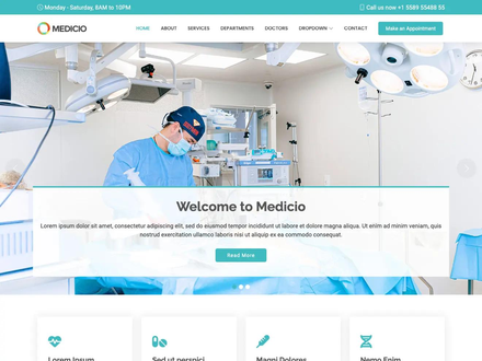 Medicio- Free Medical Template | BootstrapMade