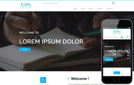 Edify an Education Category Bootstrap Responsive Web Template