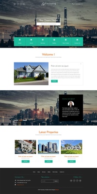 Fascinating a Real Estates and Builders Responsive WebTemplate