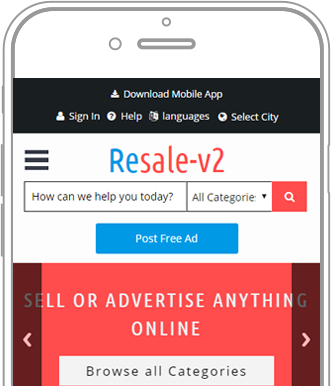 Resale_v2 a Classified ads Category Bootstrap Responsive Web Template