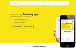 Umbrella a Mobile App based Flat Bootstrap Responsive web template