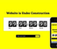 Website Under Construction Web and Mobile Template for Free