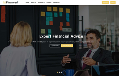 Financed a Corporate Category Bootstrap Responsive Web Template